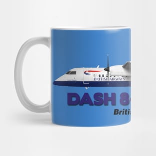 DeHavilland Canada Dash 8-300/Q300 - British Airways Mug